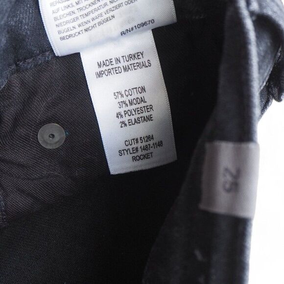 Citizens of Humanity Rocket Crop Midrise Skinny Jeans Dark Wash 25 - Picture 5 of 12